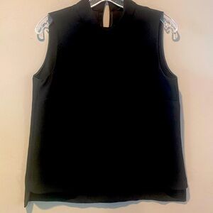 Zara Sleeveless Black Top Size Medium